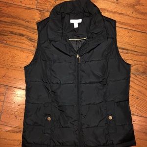 Charter Club Black Vest